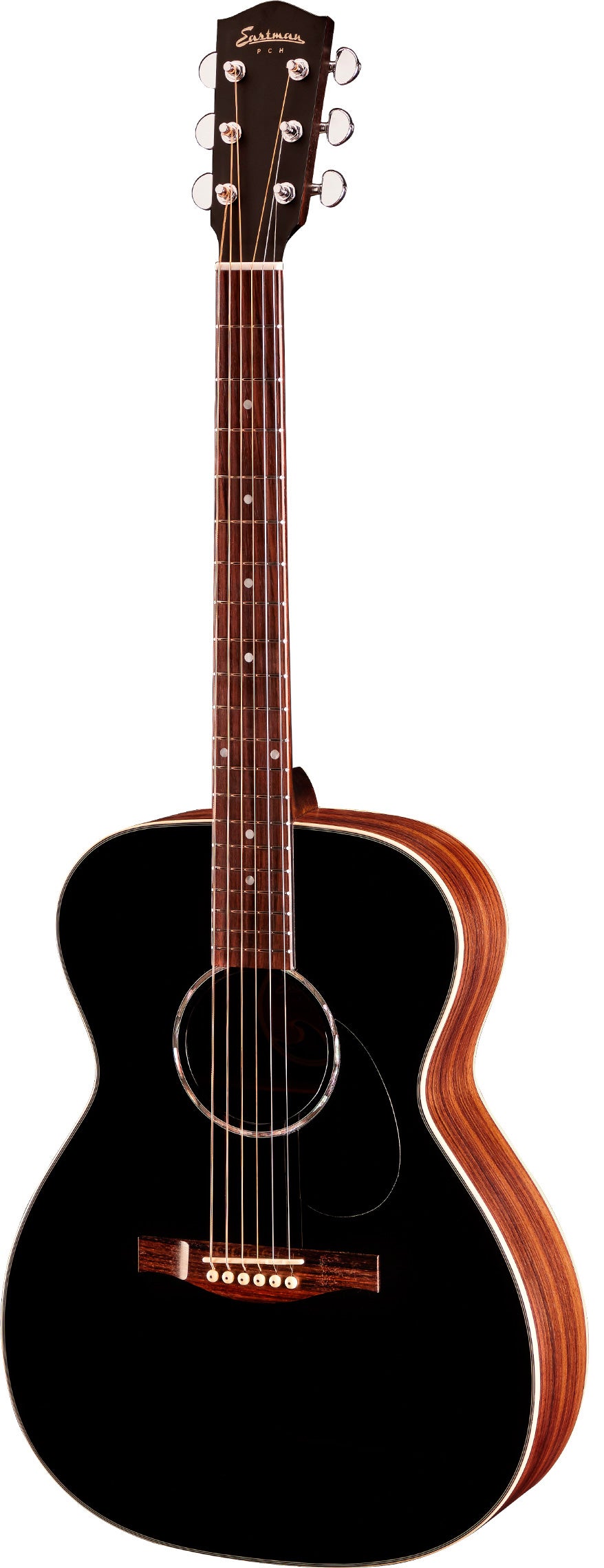 Eastman PCH2 OM BK Guitarra Acústica Orquesta Negra 1