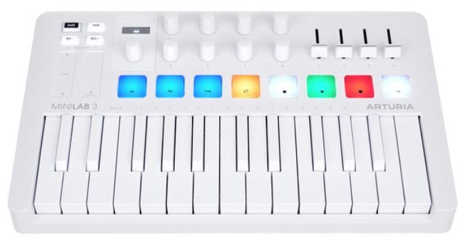 Arturia Minilab 3 Alpine White Teclado Controlador 25 Teclas 3