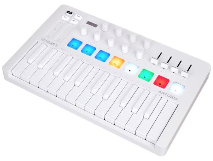 Arturia Minilab 3 Alpine White Teclado Controlador 25 Teclas 4