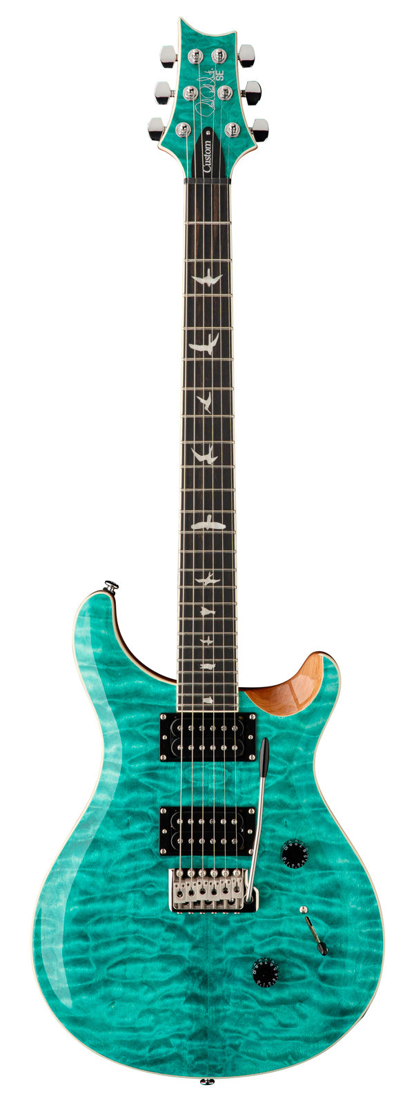 PRS SE Custom 24 Quilt TQ Guitarra Eléctrica Turquoise 1