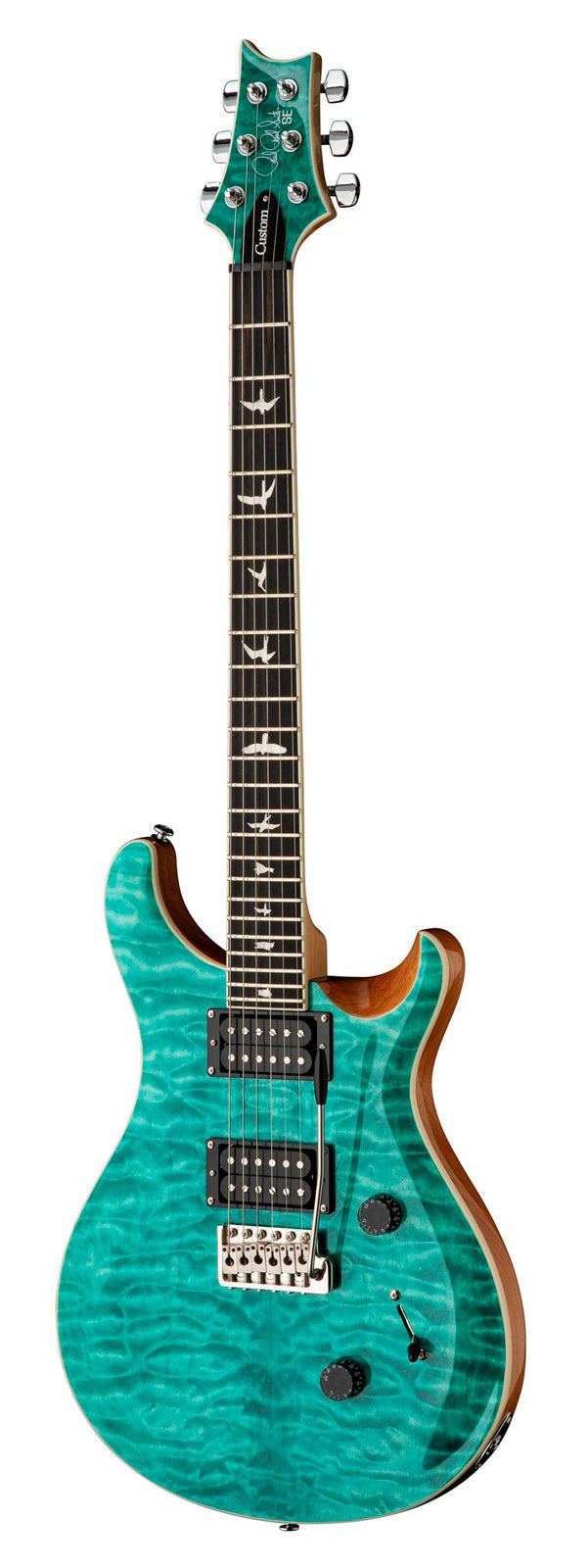 PRS SE Custom 24 Quilt TQ Guitarra Eléctrica Turquoise 2