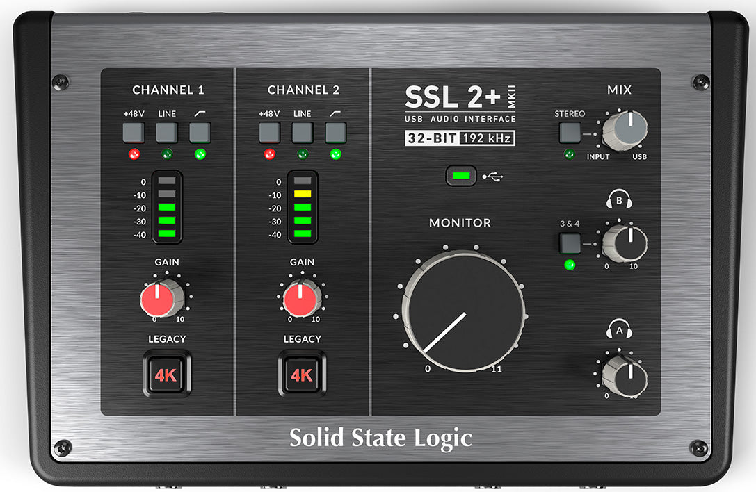 Ssl2 Solid State Logic SSL2+ Plus MKII Interfaz de audio