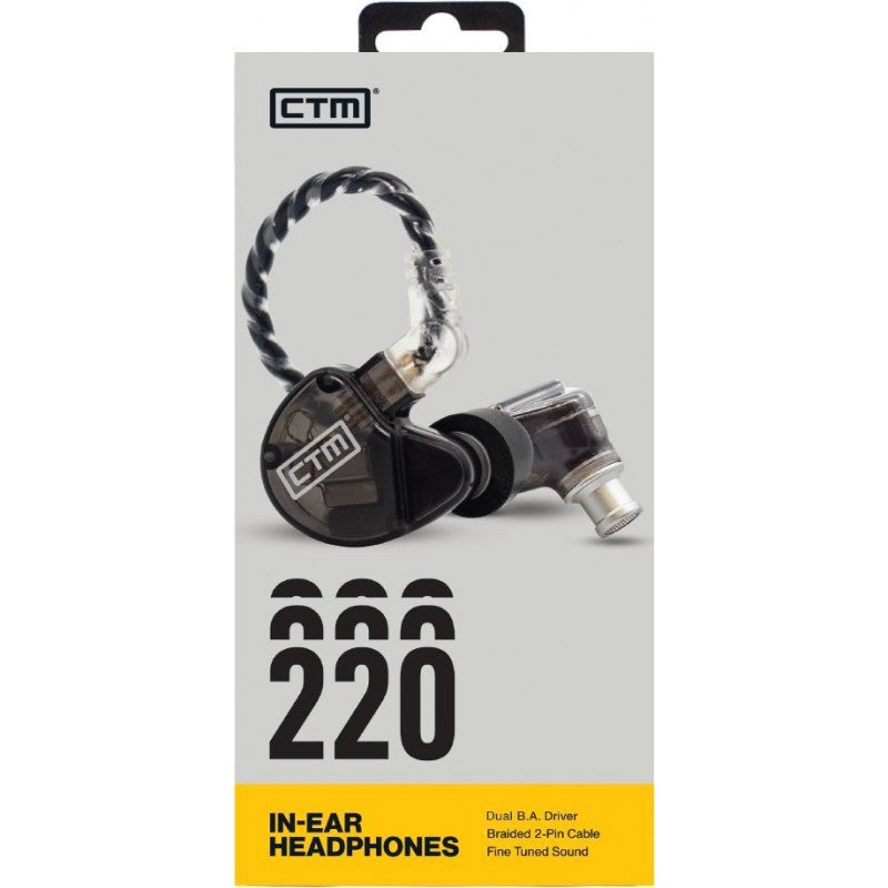 CTM CE220 SM Auriculares Inear Monitorización Smoke 3