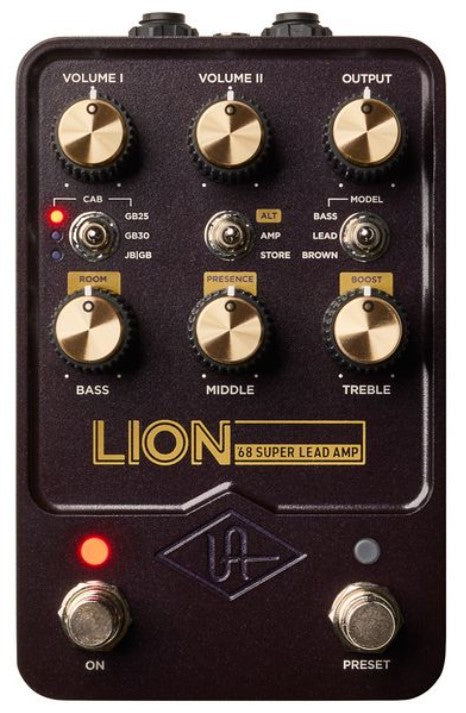 Universal Audio UAFX Lion 68 Super Lead Amp Pedal 1