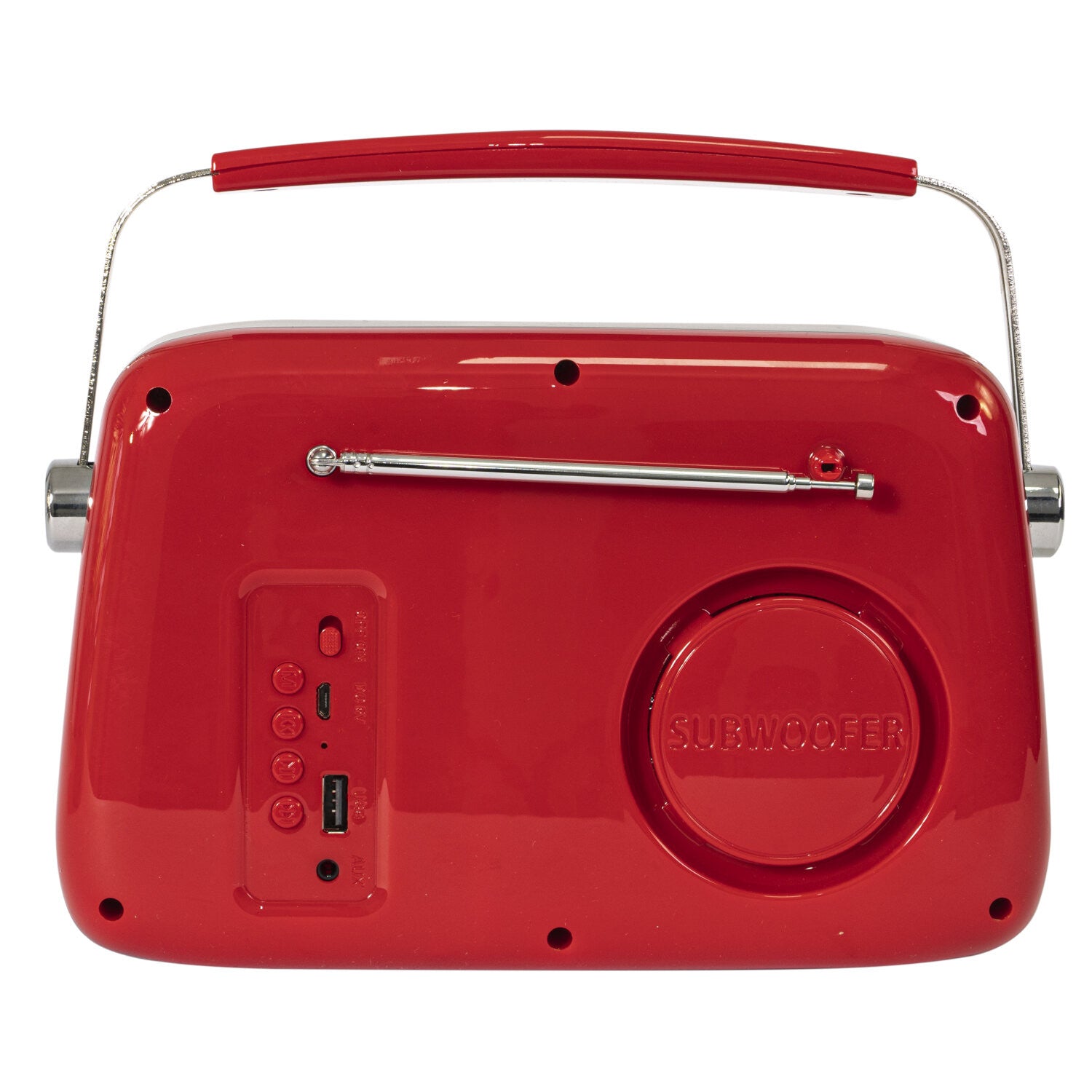 Madison Freesound Vr40R Radio Vintage con Bluetooth Roja 3