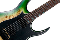 Mooer GTRS M810 GRB Guitarra Eléctrica con Efectos Green Burst 4