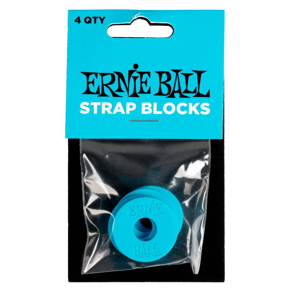 Ernie Ball 5619 Strap Block 4 Enganches Correa Azul 1