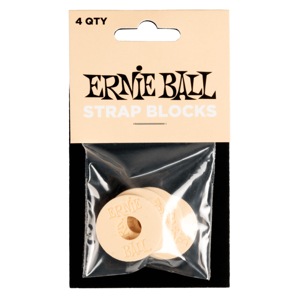 Ernie Ball 5624 Strap Block 4 Enganches Correa Crema 1