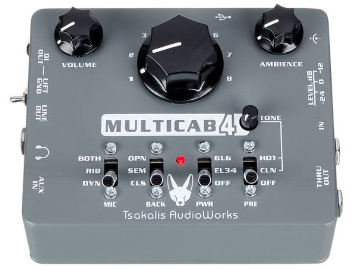 Tsakalis Audioworks Multicab 4 Pedal Preamplificador 3