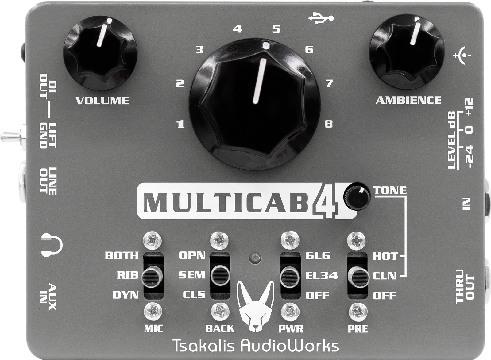 Tsakalis Audioworks Multicab 4 Pedal Preamplificador 15