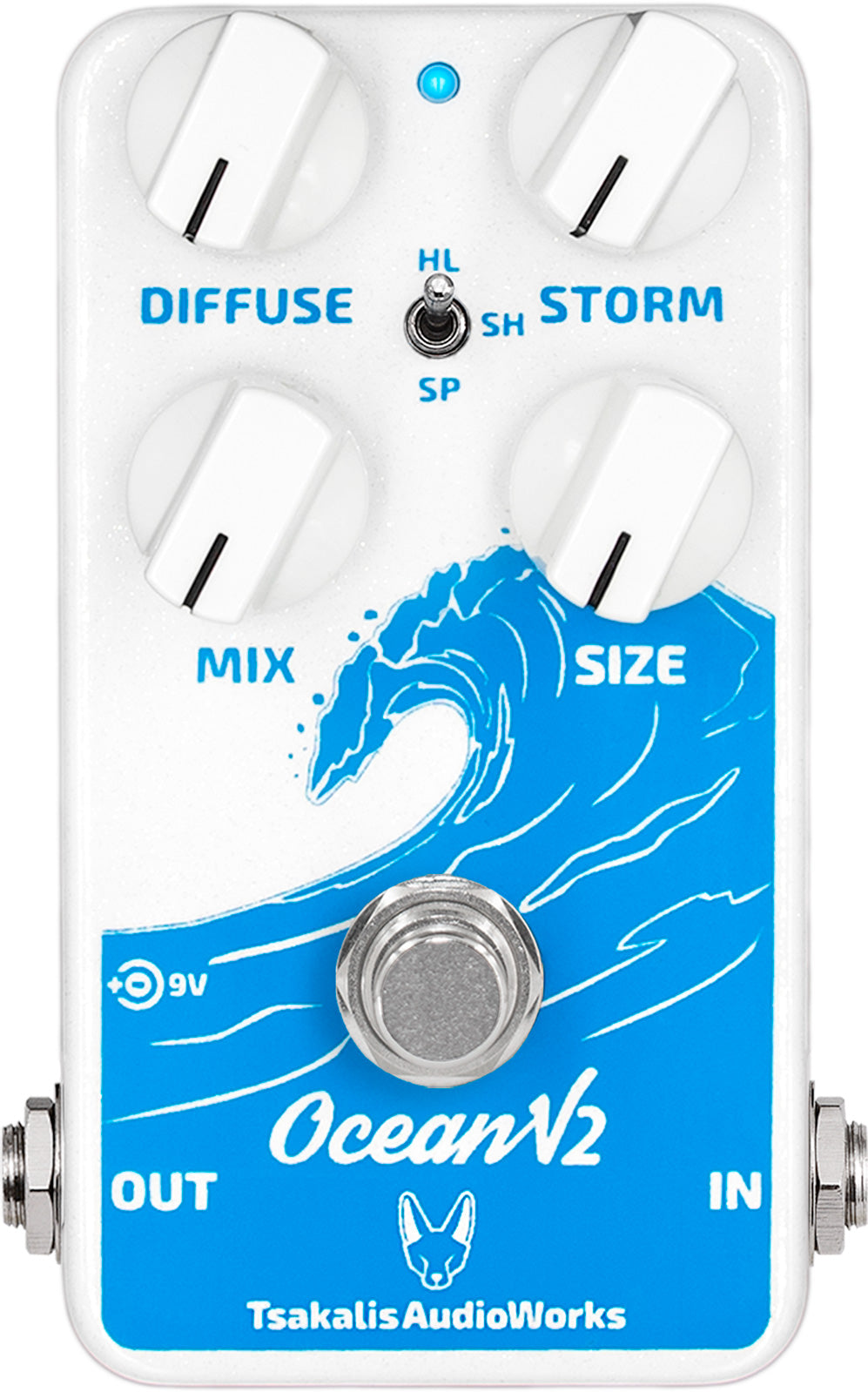 Tsakalis Audioworks Ocean v2 Pedal Reverb 1