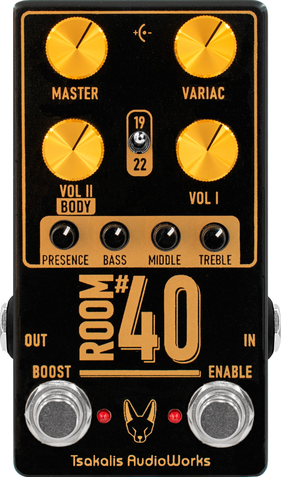 Tsakalis Audioworks Room 40 Pedal Overdrive 1