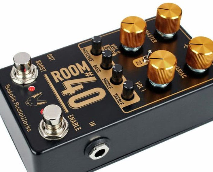 Tsakalis Audioworks Room 40 Pedal Overdrive 11