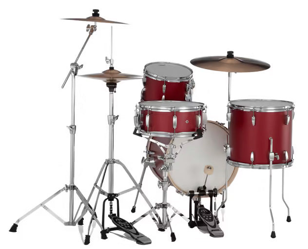 Pearl MT564C D747 Midtown Batería Acústica con Herrajes Matte Red 2