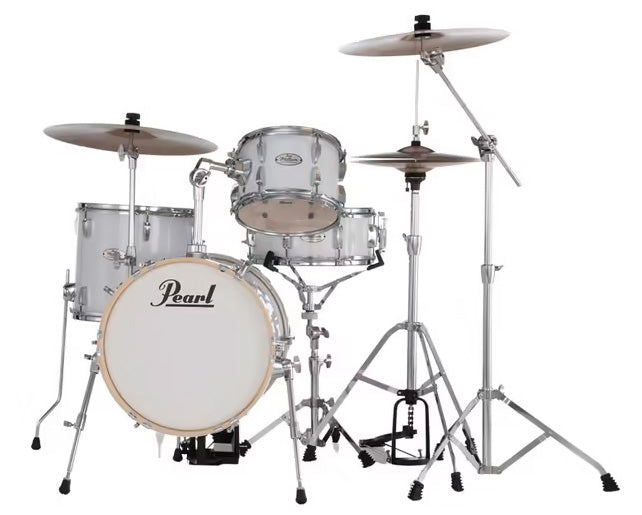 Pearl MT564C D33 Midtown Batería Acústica con Herrajes Pure White 2