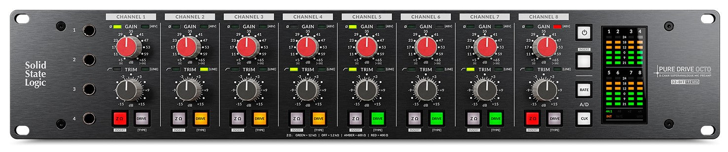 Solid State Pure Drive Octo Preamplificador 8 Canales 1