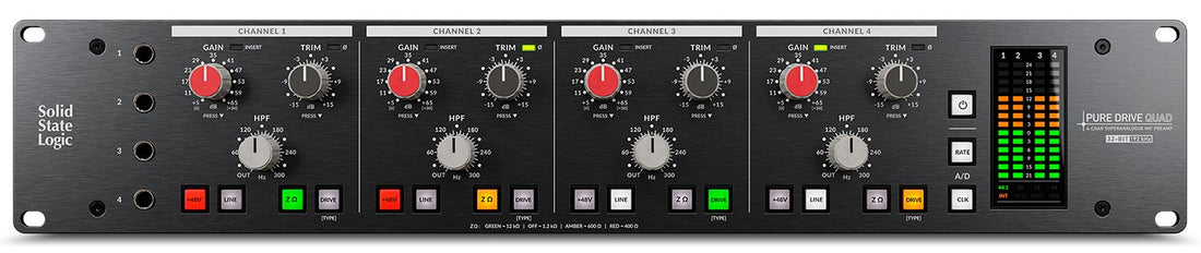 Solid State Pure Drive Quad Preamplificador 4 Canales 1