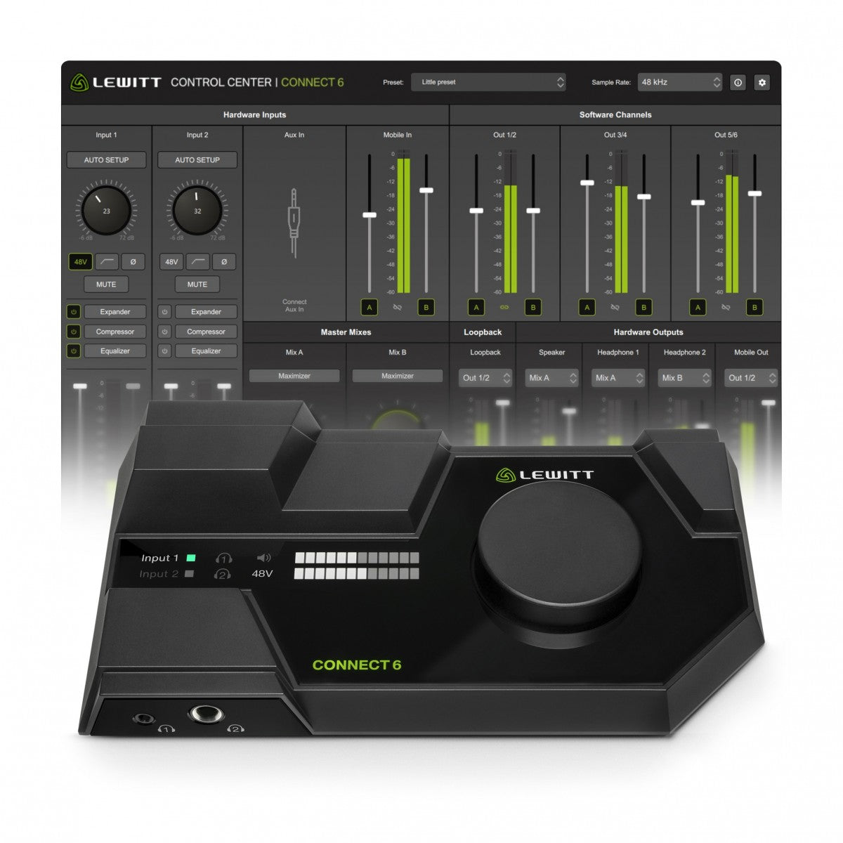 Lewitt Connect 6 Interfaz de Audio 17