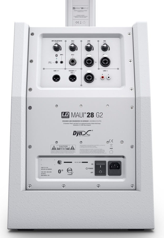 LD Systems Maui 28 G2 W Sistema de Sonido Compacto Blanco 7