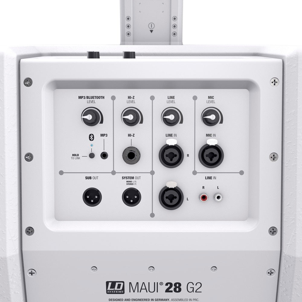 LD Systems Maui 28 G2 W Sistema de Sonido Compacto Blanco 9