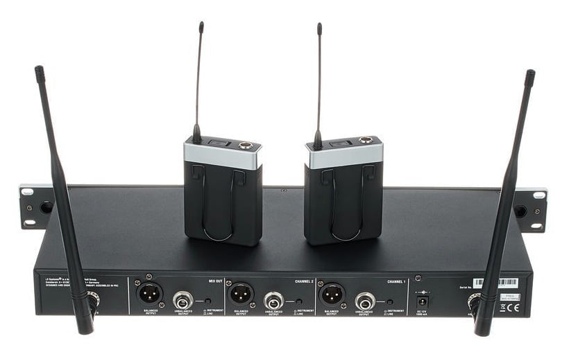 LD Systems U506 BPH2 Sistema Inalámbrico con 2 Micrófonos de Diadema 12