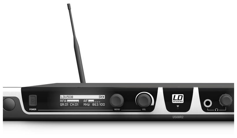 LD Systems U505 R2 Receptor Doble Sistema Inalámbrico 4