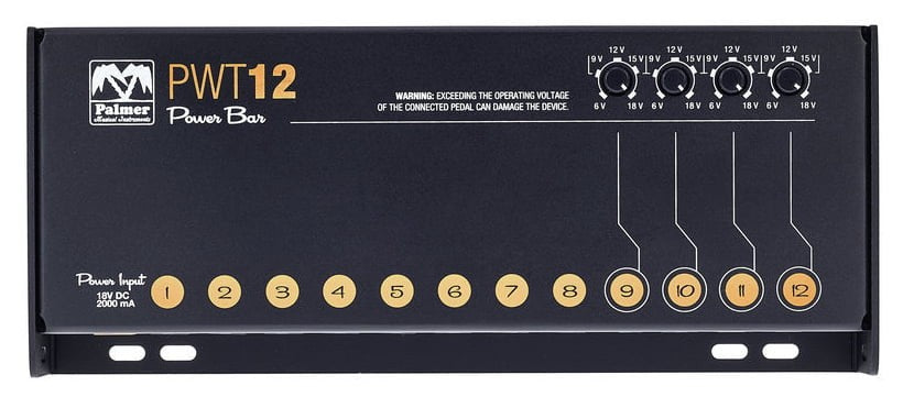 Palmer PWT12 MK2 Fuente de Alimentación 12 Salidas 2