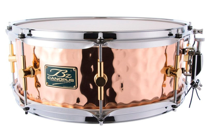 Canopus HBZ-1455 Metal Hammered Bronze Caja Batería Acústica 14X5.5 1