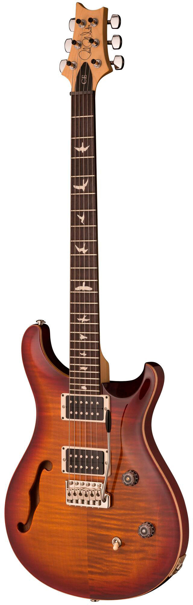 PRS CE24 Semihollow DCH Guitarra Eléctrica Dark Cherry 1