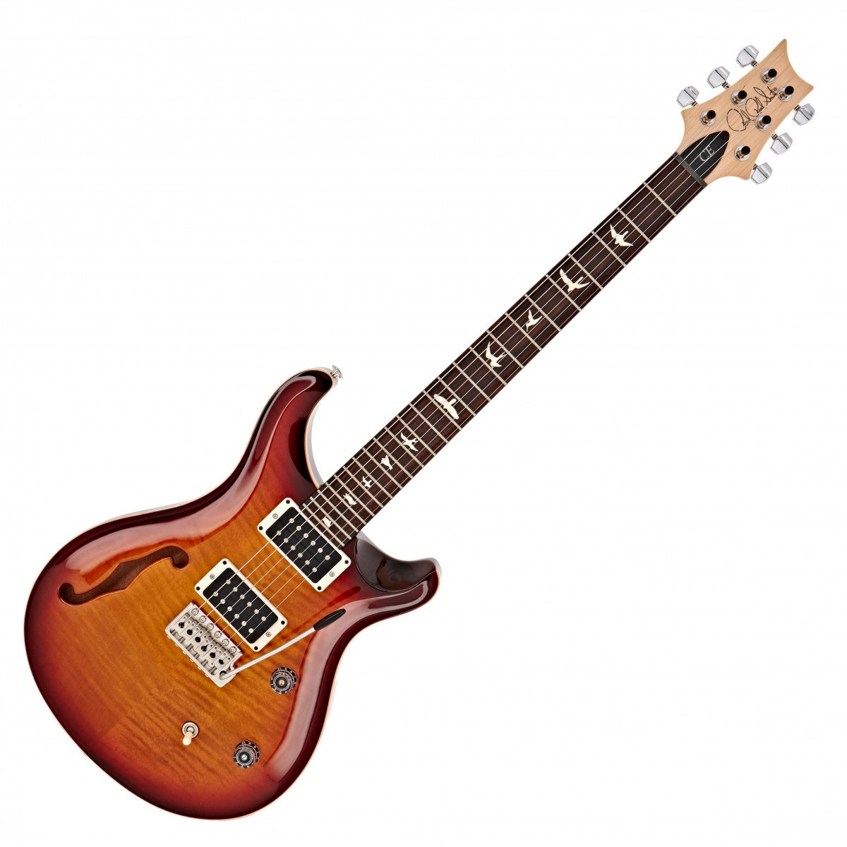 PRS CE24 Semihollow DCH Guitarra Eléctrica Dark Cherry 9