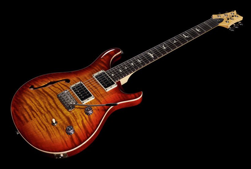 PRS CE24 Semihollow DCH Guitarra Eléctrica Dark Cherry 20