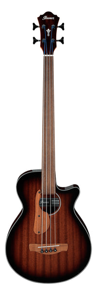 Ibanez AEGB24FE MHS Bajo ElectroAcústico Fretless Mahogany Sunburst 1