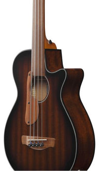 Ibanez AEGB24FE MHS Bajo ElectroAcústico Fretless Mahogany Sunburst 8