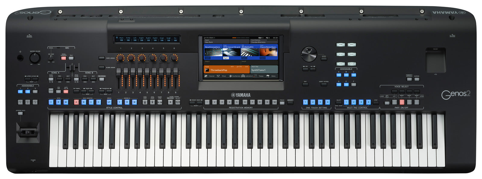 Yamaha Genos 2 Teclado Workstation 76 Teclas 1