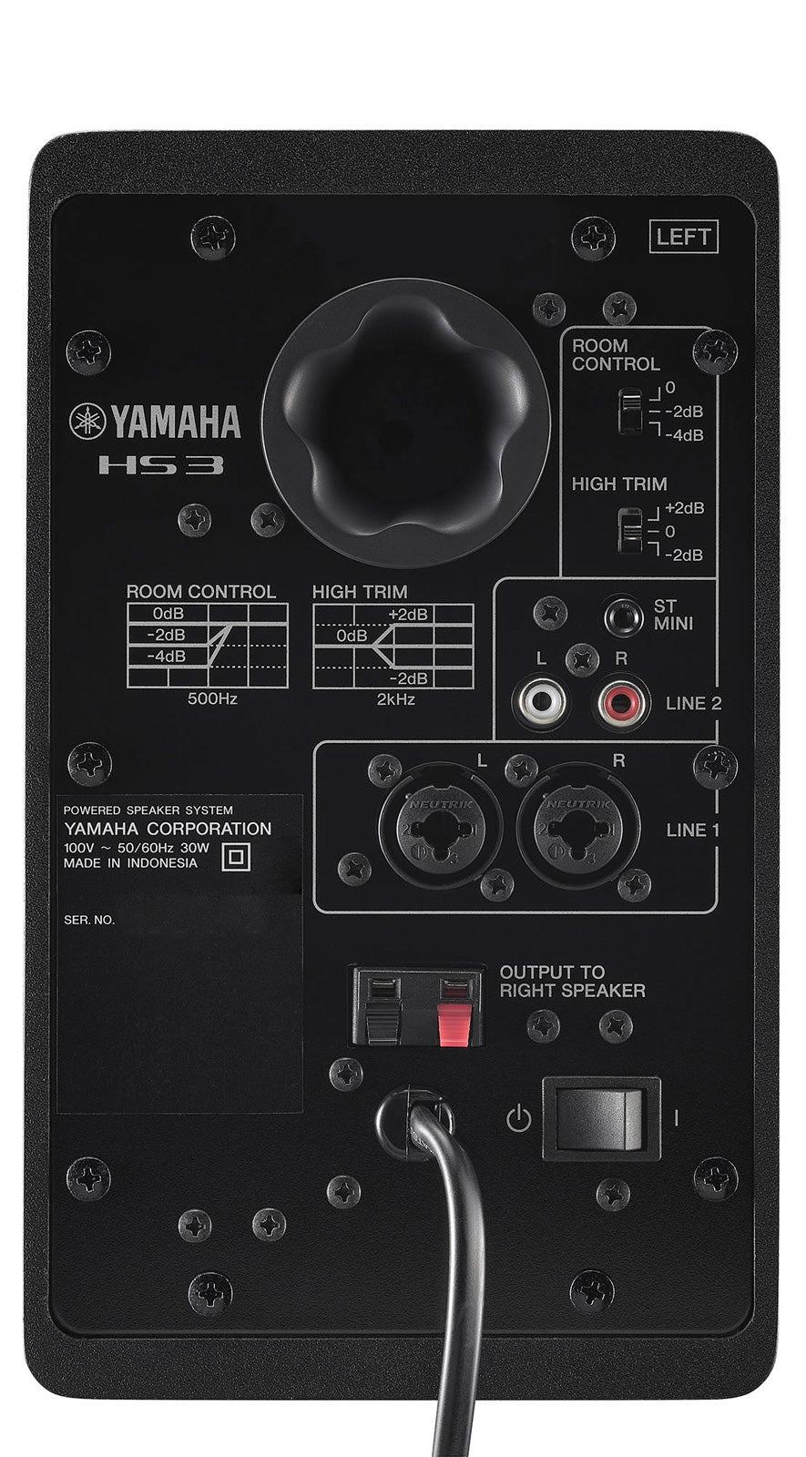 Yamaha HS3 Pareja Monitores Estudio Negros 5