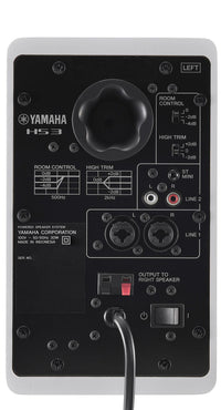 Yamaha HS3W Pareja Monitores Estudio Blancos 5