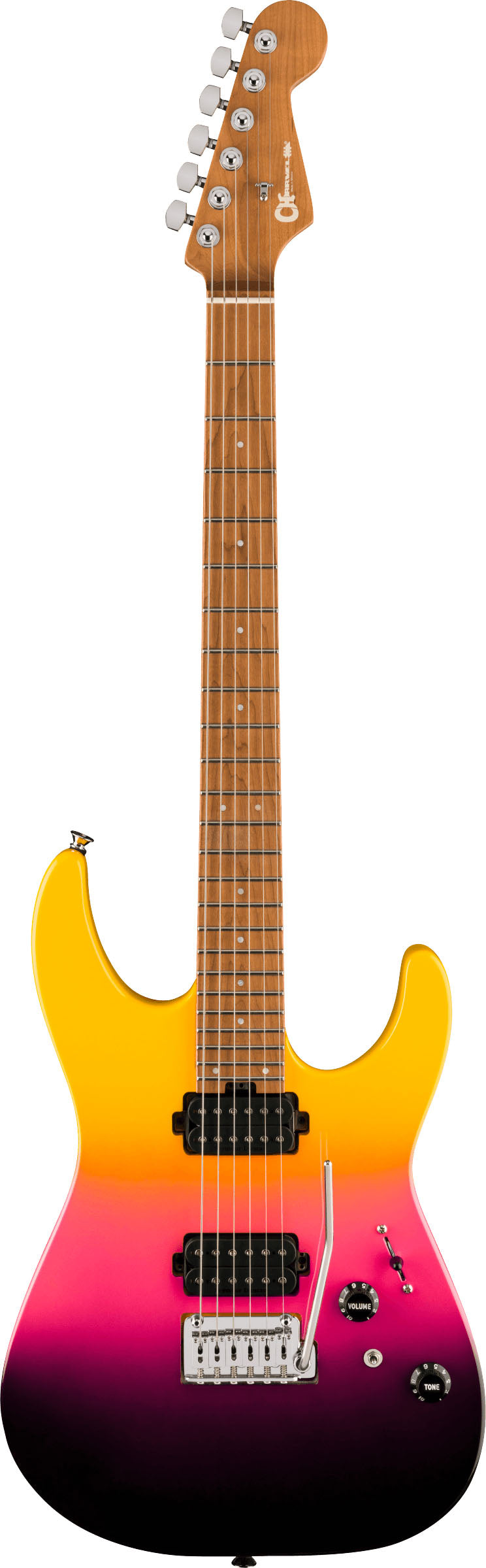 Charvel Pro-Mod DK24 HH 2PT CMN Guitarra Eléctrica Malibu Sunset 1