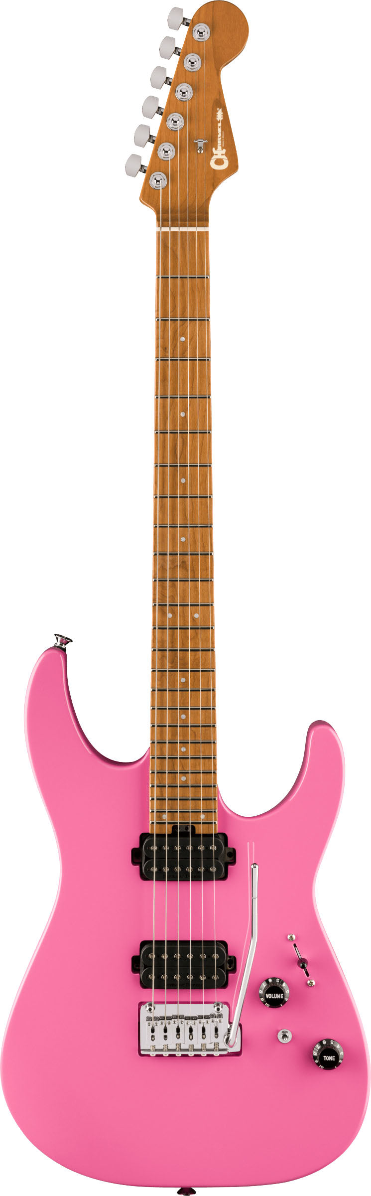 Charvel Pro-Mod DK24 HH 2PT CMN Guitarra Eléctrica Bubblegum Pink 1