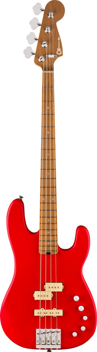 Charvel Pro-Mod San Dimas Bass PJ IV MAH CMN Bajo Eléctrico Satin Ferrari Red 1