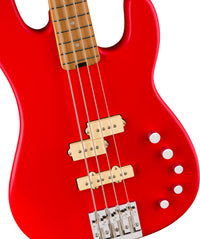 Charvel Pro-Mod San Dimas Bass PJ IV MAH CMN Bajo Eléctrico Satin Ferrari Red 3