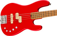 Charvel Pro-Mod San Dimas Bass PJ IV MAH CMN Bajo Eléctrico Satin Ferrari Red 4