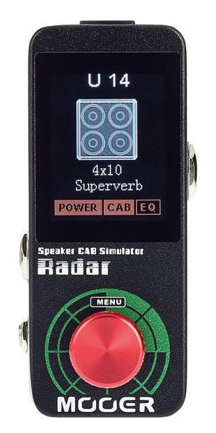 Mooer Radar Pedal Simulador de Altavoz 1