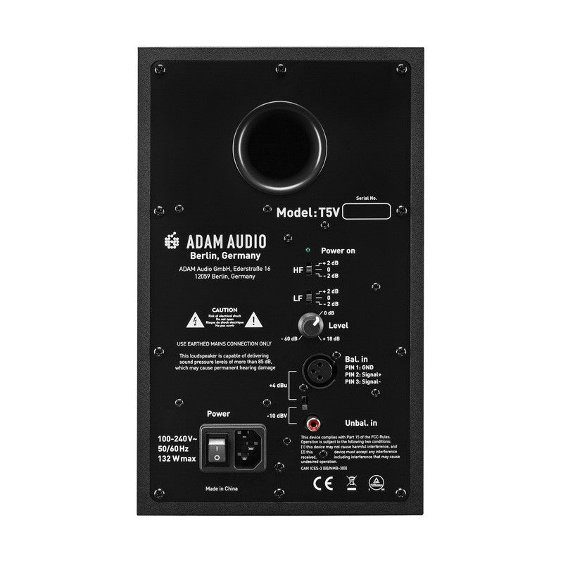 Adam Audio T5V Monitor Estudio. Unidad 6