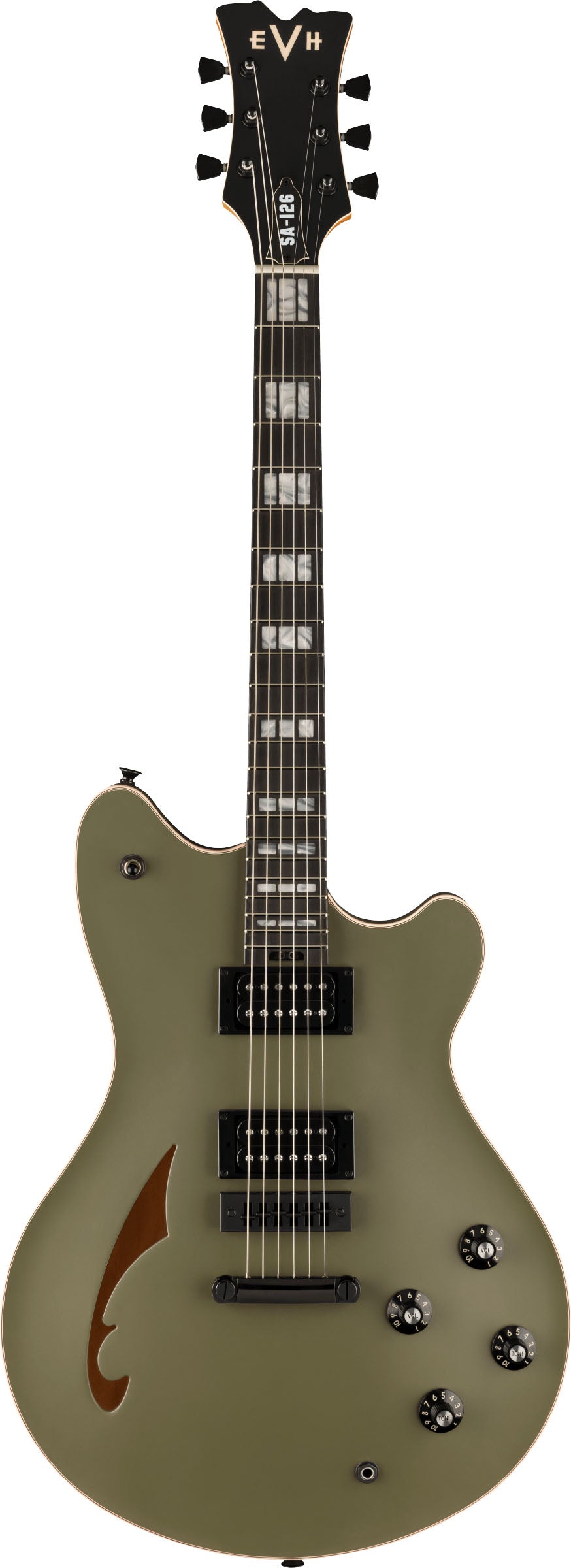 EVH Sa126 Special EB Guitarra Eléctrica Matte Army Drab 1