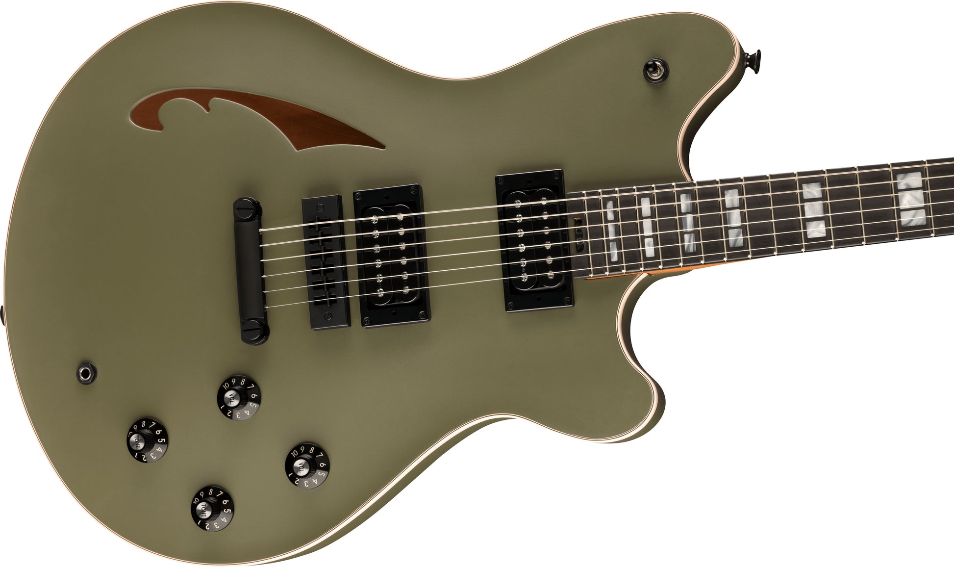 EVH Sa126 Special EB Guitarra Eléctrica Matte Army Drab 3