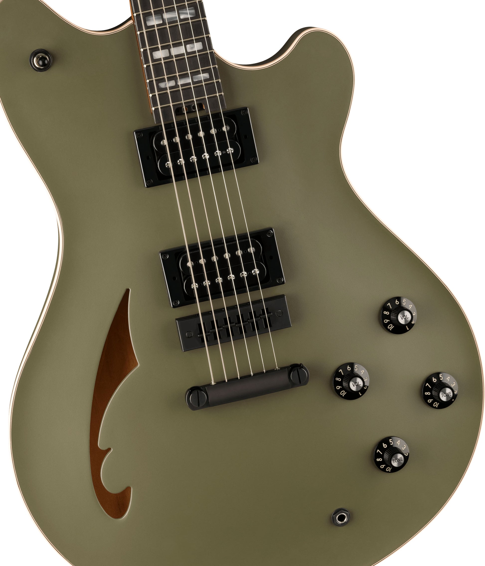 EVH Sa126 Special EB Guitarra Eléctrica Matte Army Drab 4