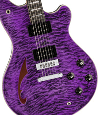 EVH Sa126 Special QM EB Guitarra Eléctrica Transparent Purple 4