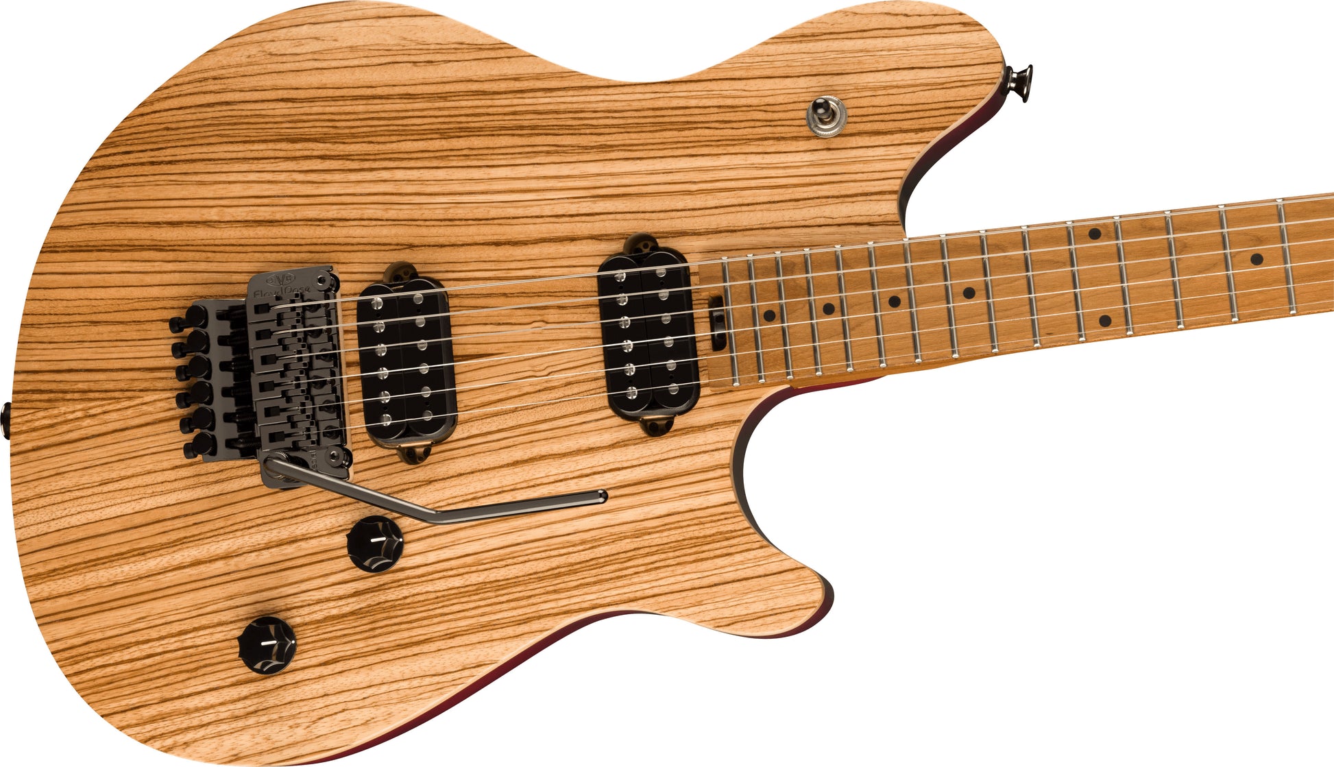 EVH Wolfgang Standard Exotic BMN Guitarra Eléctrica Zebrawood 3