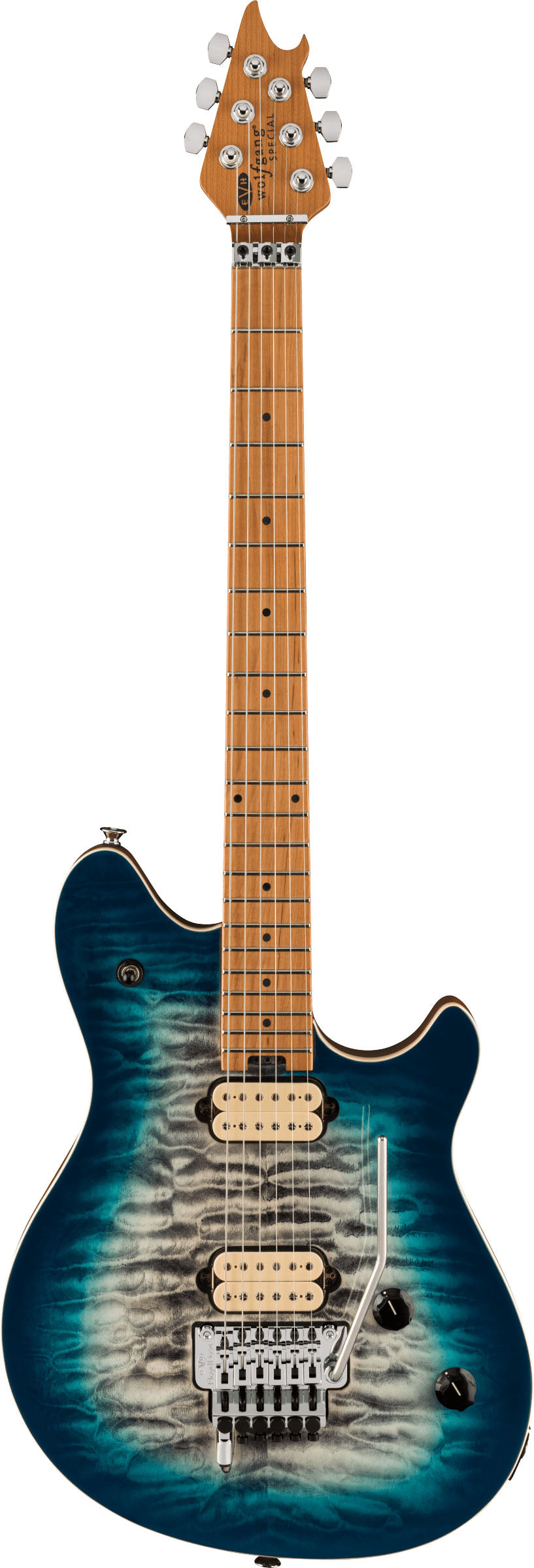 EVH Wolfgang Special QM BMN Guitarra Eléctrica Indigo Burst 1