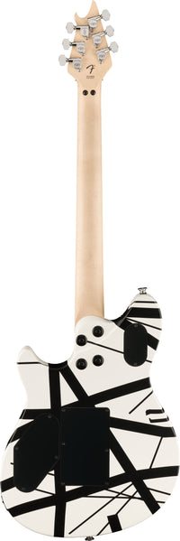 EVH Wolfgang Special Striped EB Guitarra Eléctrica Blanco Negro 2